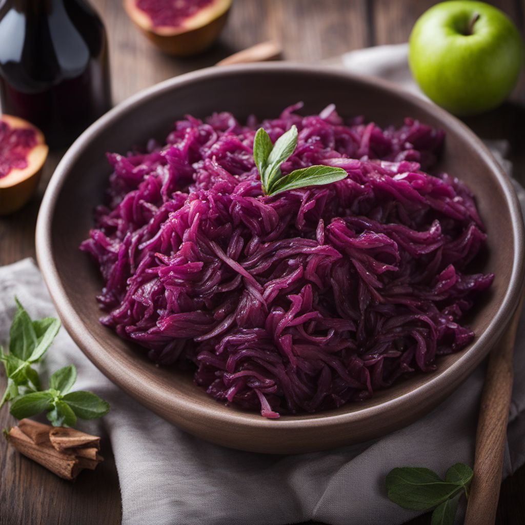 Greek-style Braised Red Cabbage with Apples