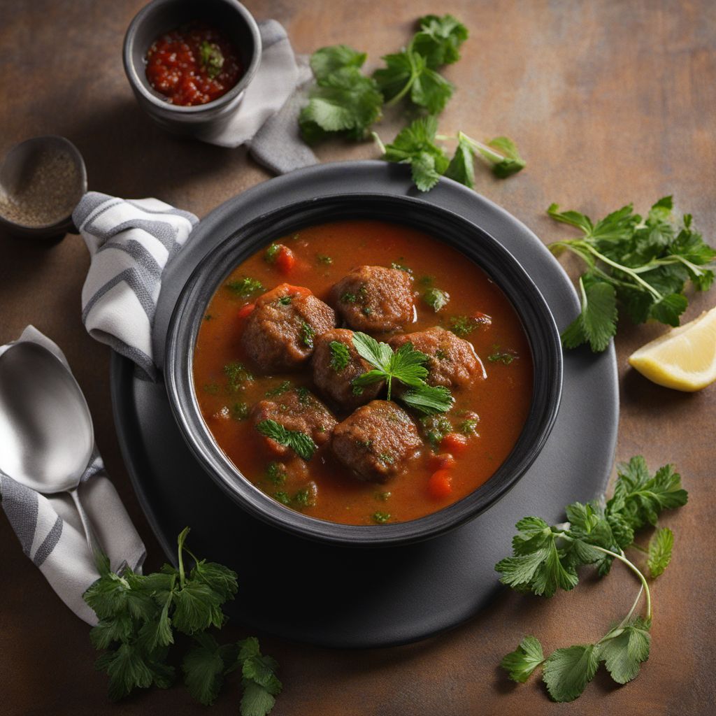 Greek-style Meatball Soup