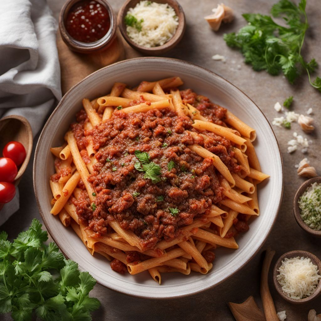 Greek-Style Pasta with Meat Sauce