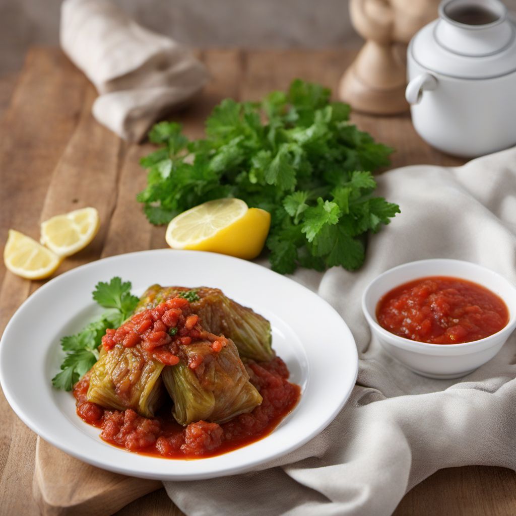 Greek-style Stuffed Cabbage Rolls