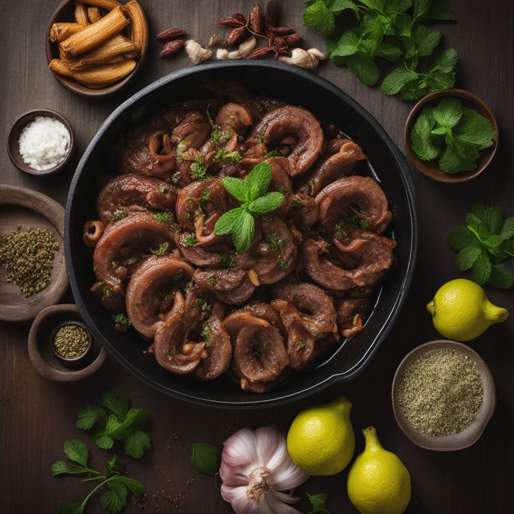 Greek-style Stuffed Lamb Intestines