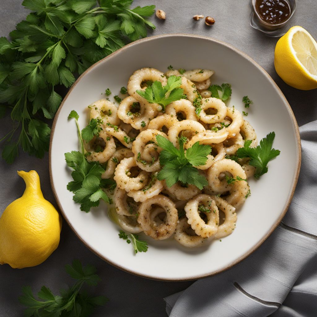 Grilled Calamari with Lemon and Garlic