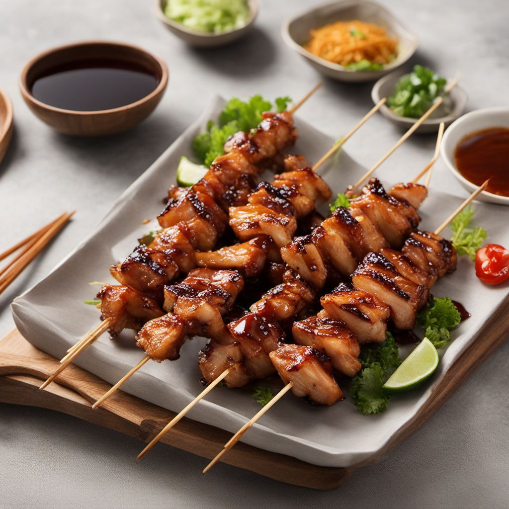 Grilled Chicken Skewers with Teriyaki Glaze