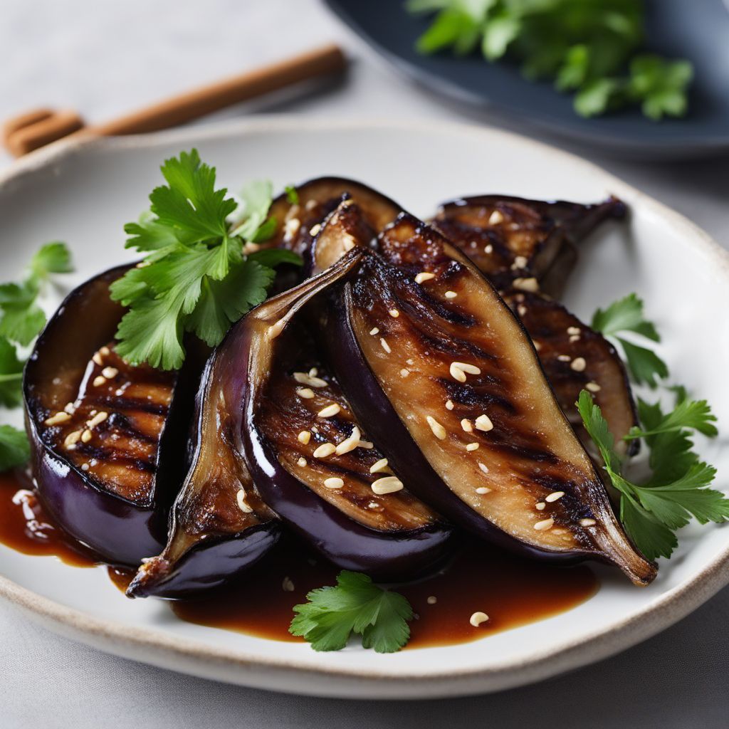 Grilled Eggplant with Sweet Miso Glaze