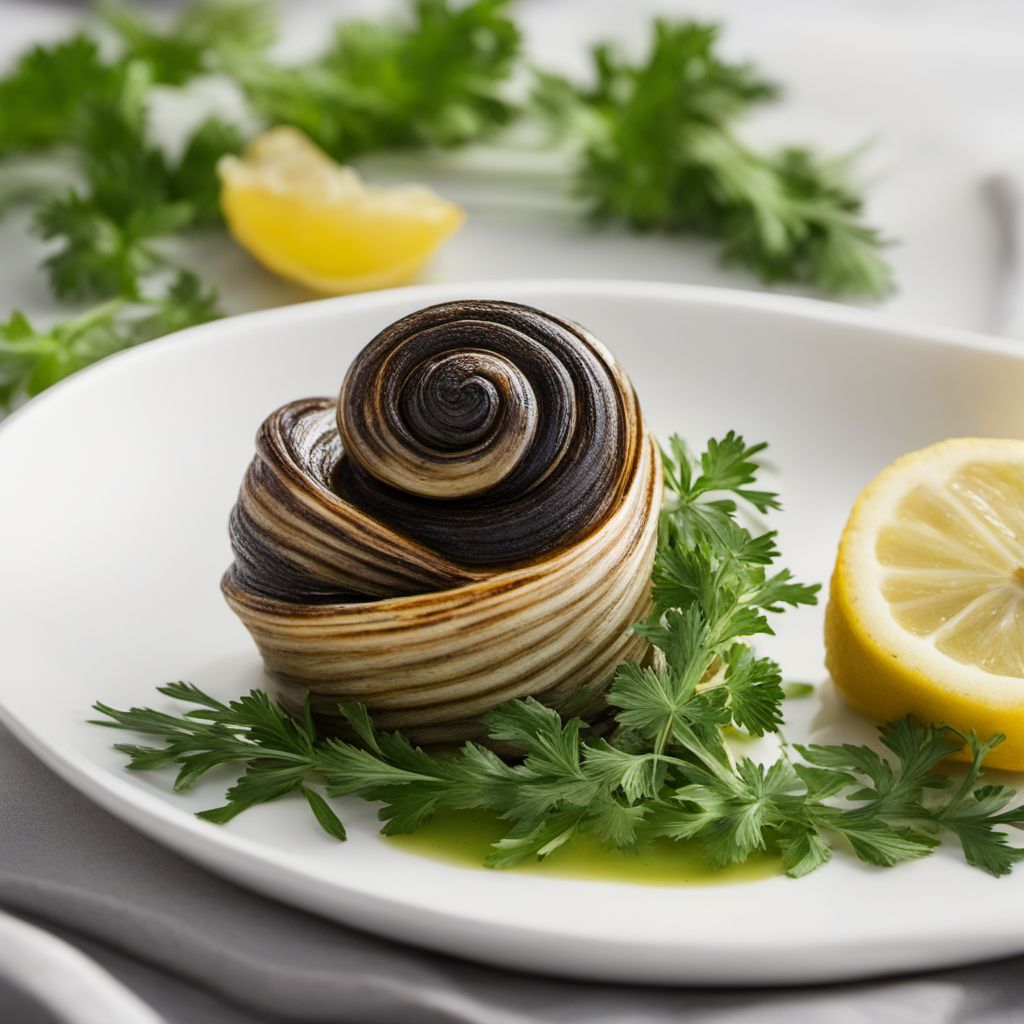 Grilled Escargot with Herb Butter