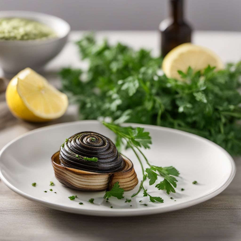 Grilled Escargot with Herb Butter