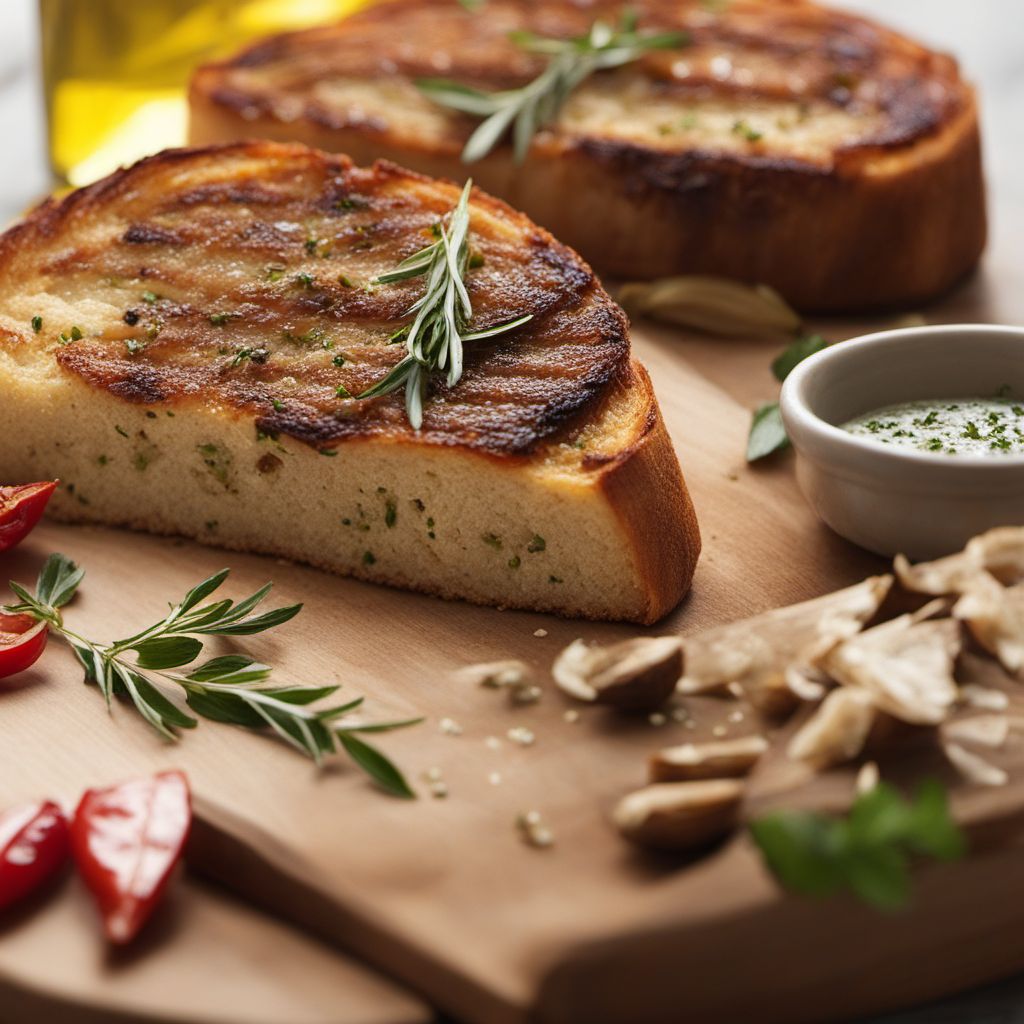 Grilled Garlic Bread with Portuguese Flair