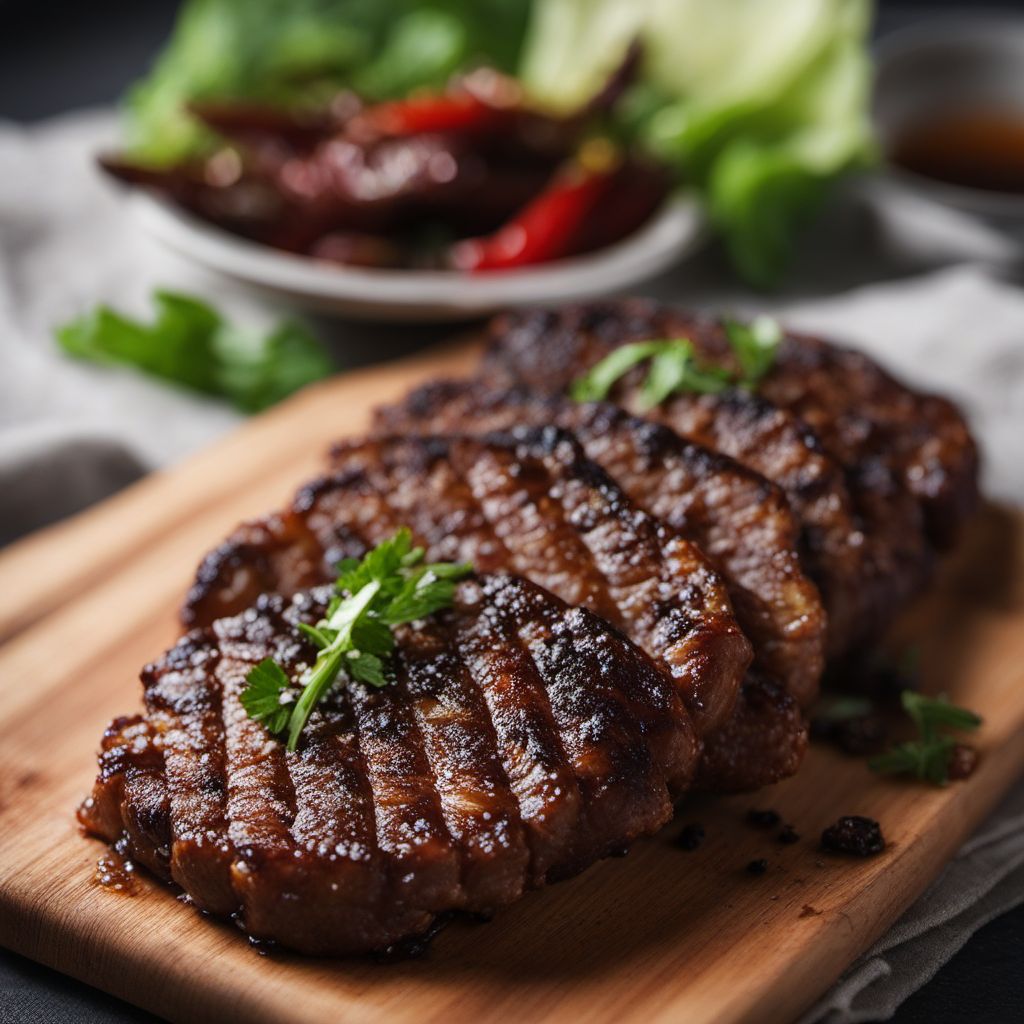 Grilled Korean Beef Patties (Tteokgalbi)