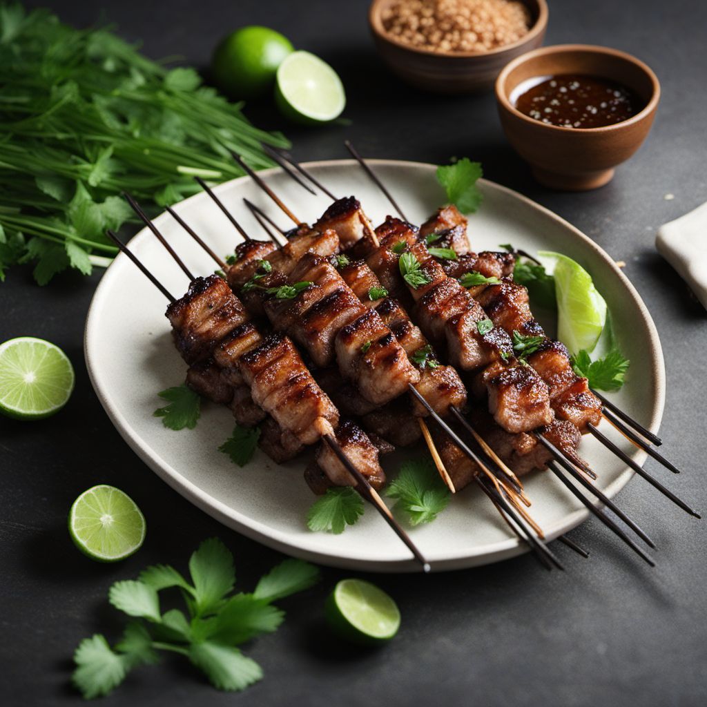 Grilled Lemongrass Pork Skewers