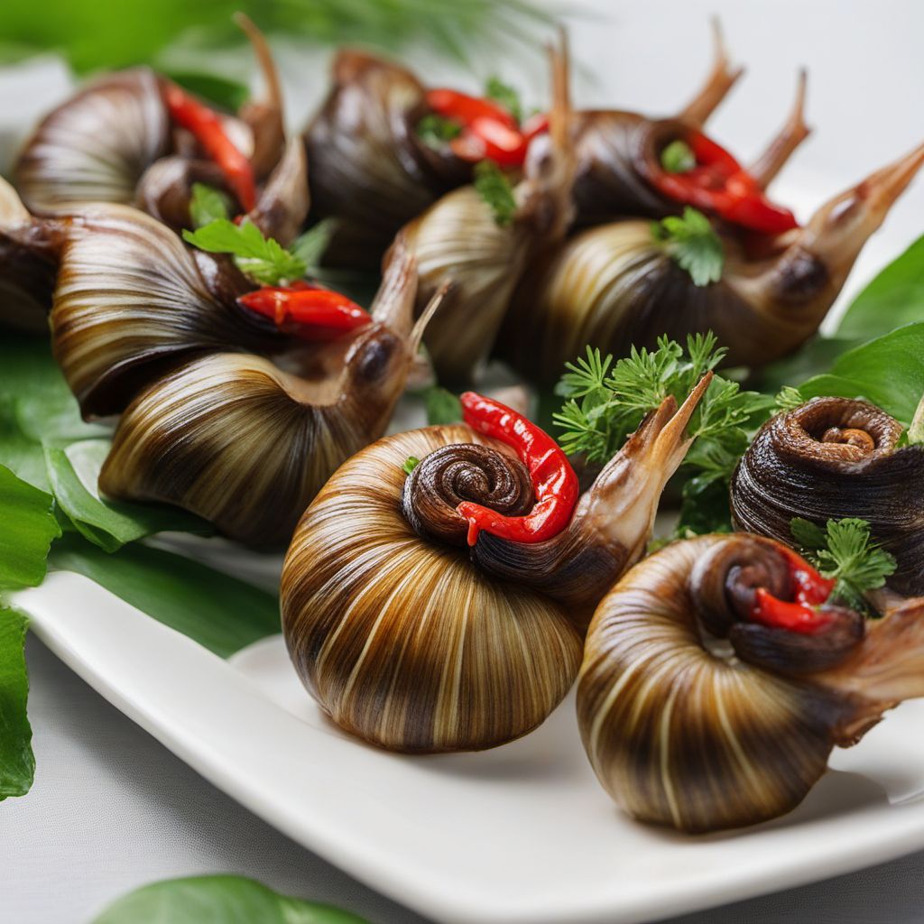 Grilled Lemongrass Snails