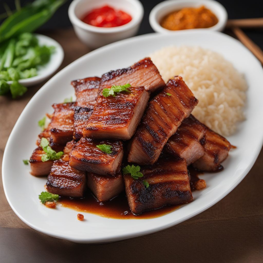 Grilled Pork Belly with Filipino Flavors