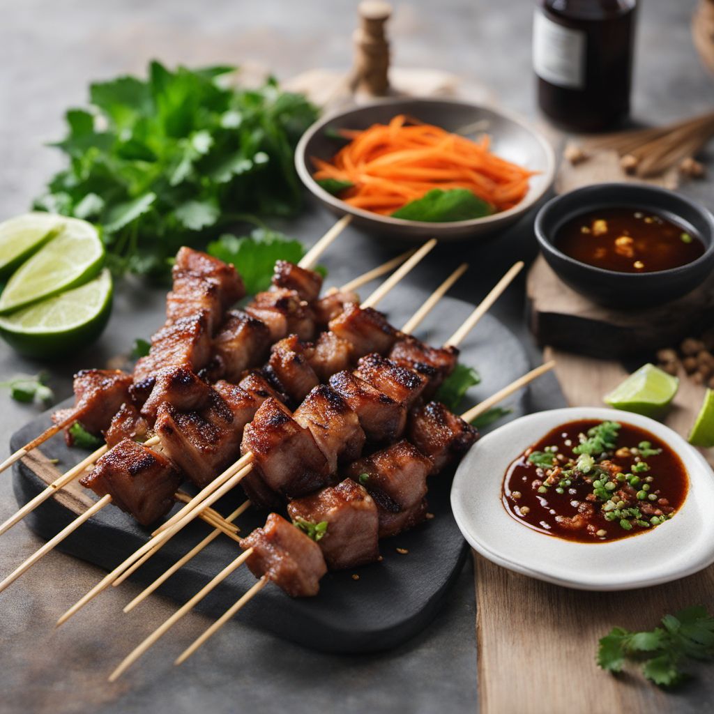 Grilled Pork Skewers with Lemongrass