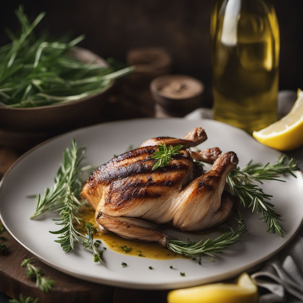 Grilled Rabbit with Herbs and Lemon