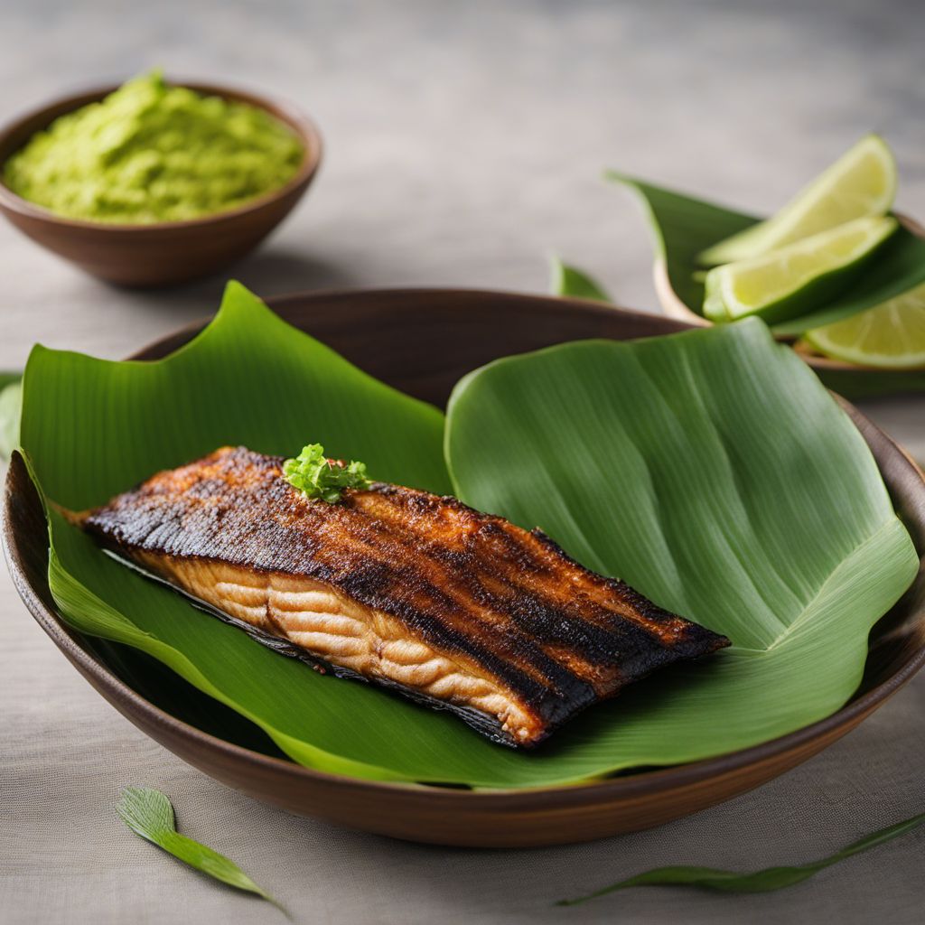 Grilled Spiced Fish in Banana Leaves