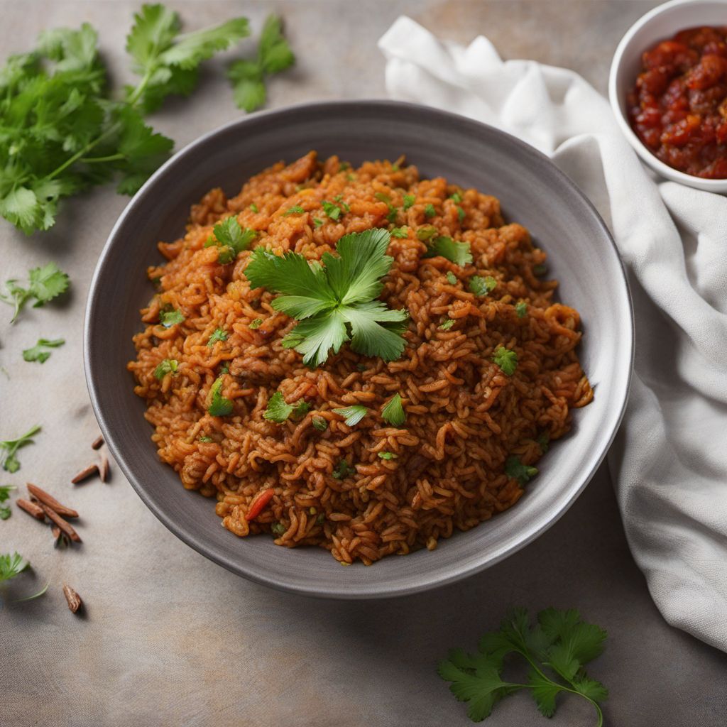 Guinea-Bissauan Spiced Beef Rice (Machboos Laham)