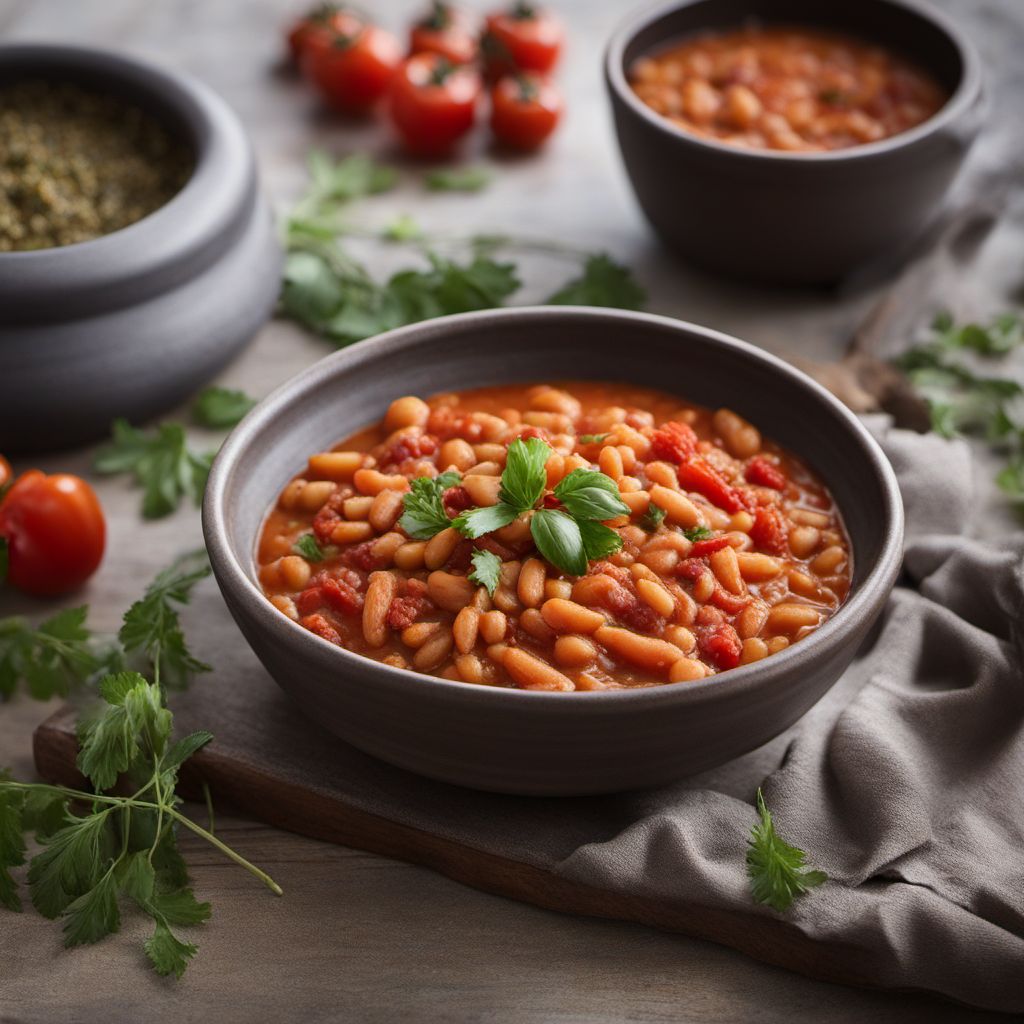 Guinea-Bissauan Style Fagioli all'uccelletto