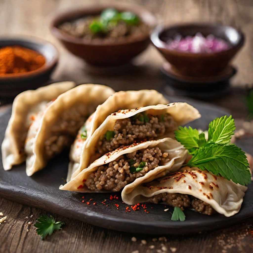 Moroccan-inspired Gyoza
