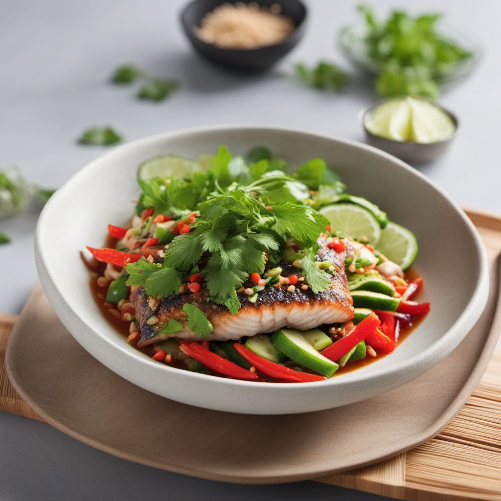 Hainanese-style Fish Salad