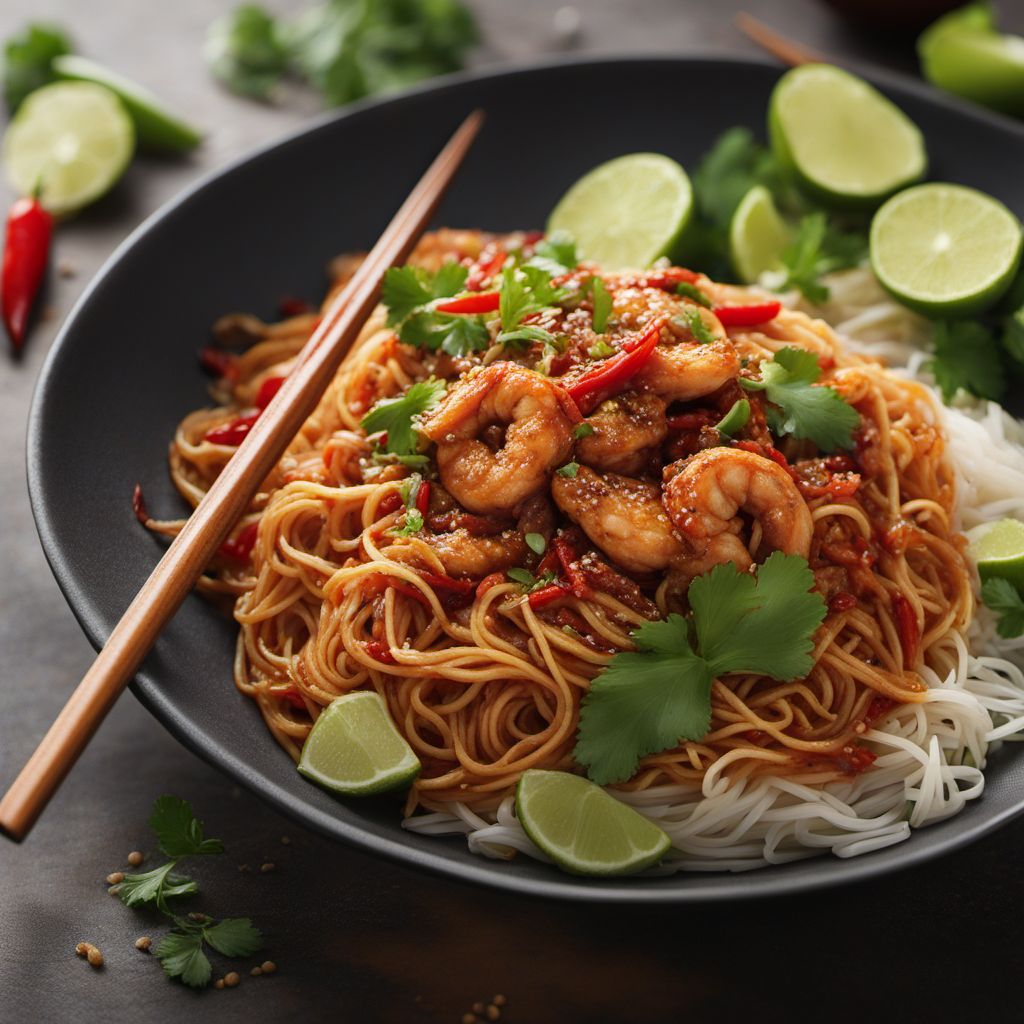 Hamburg-style Spicy Noodle Stir-Fry