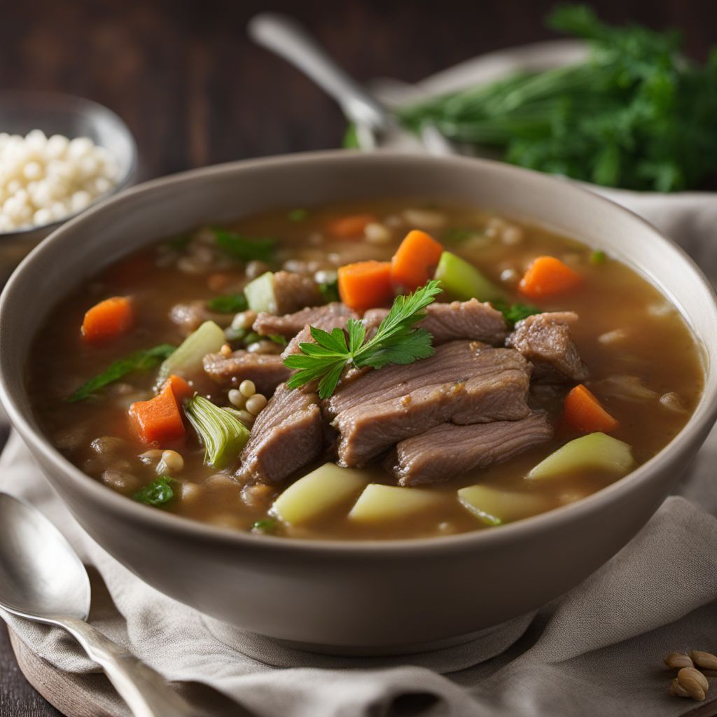 Hearty Scottish Lamb and Barley Stew