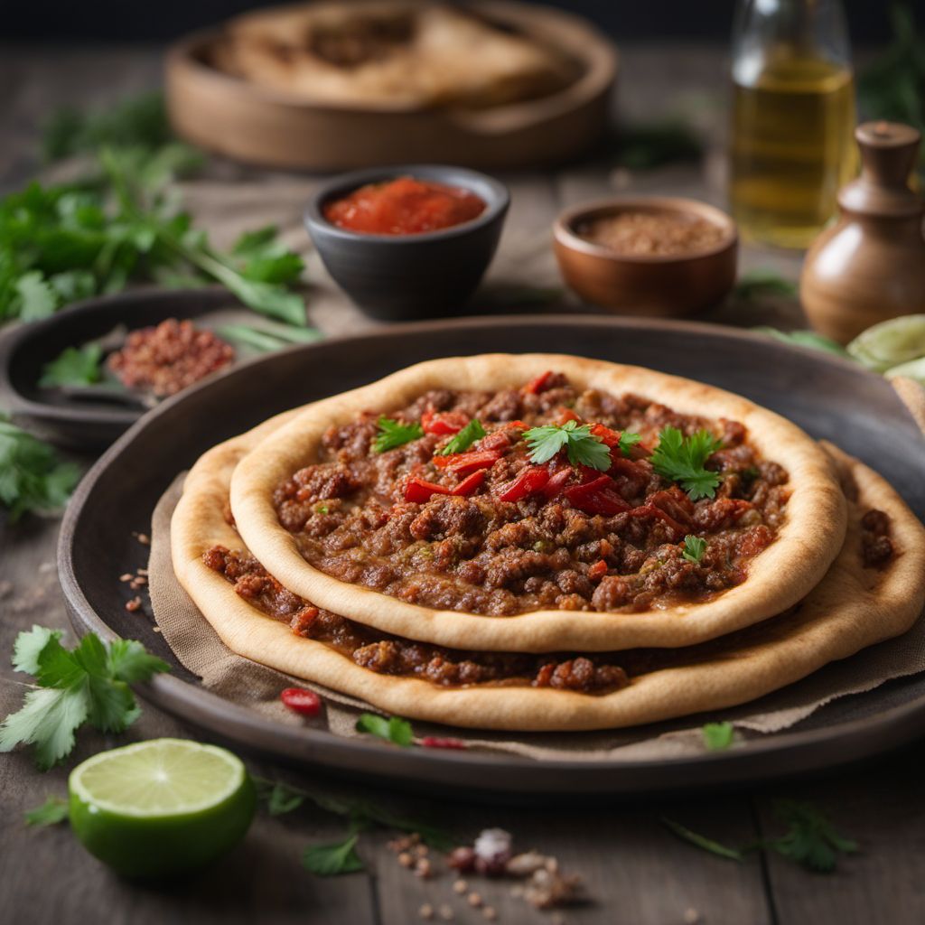 Hessian-style Stuffed Flatbread