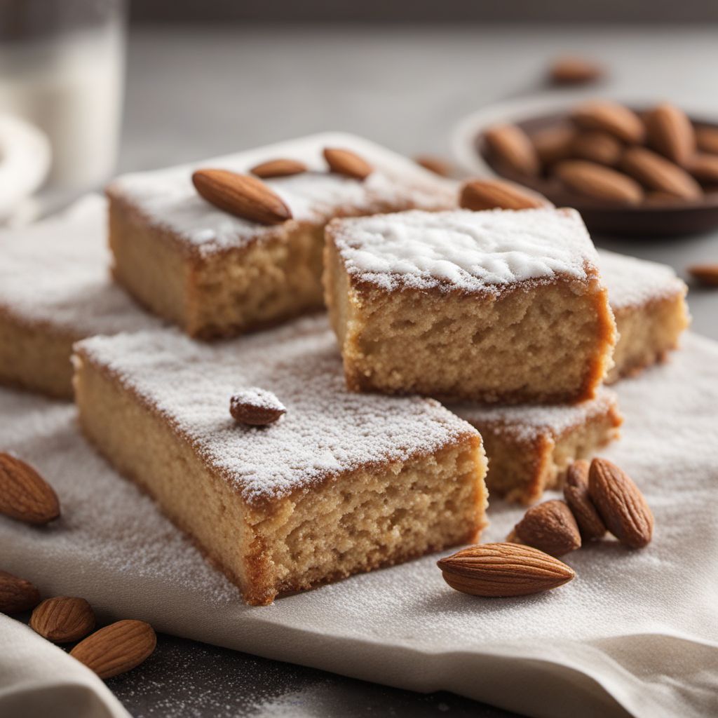 Homemade Almond Polvorón