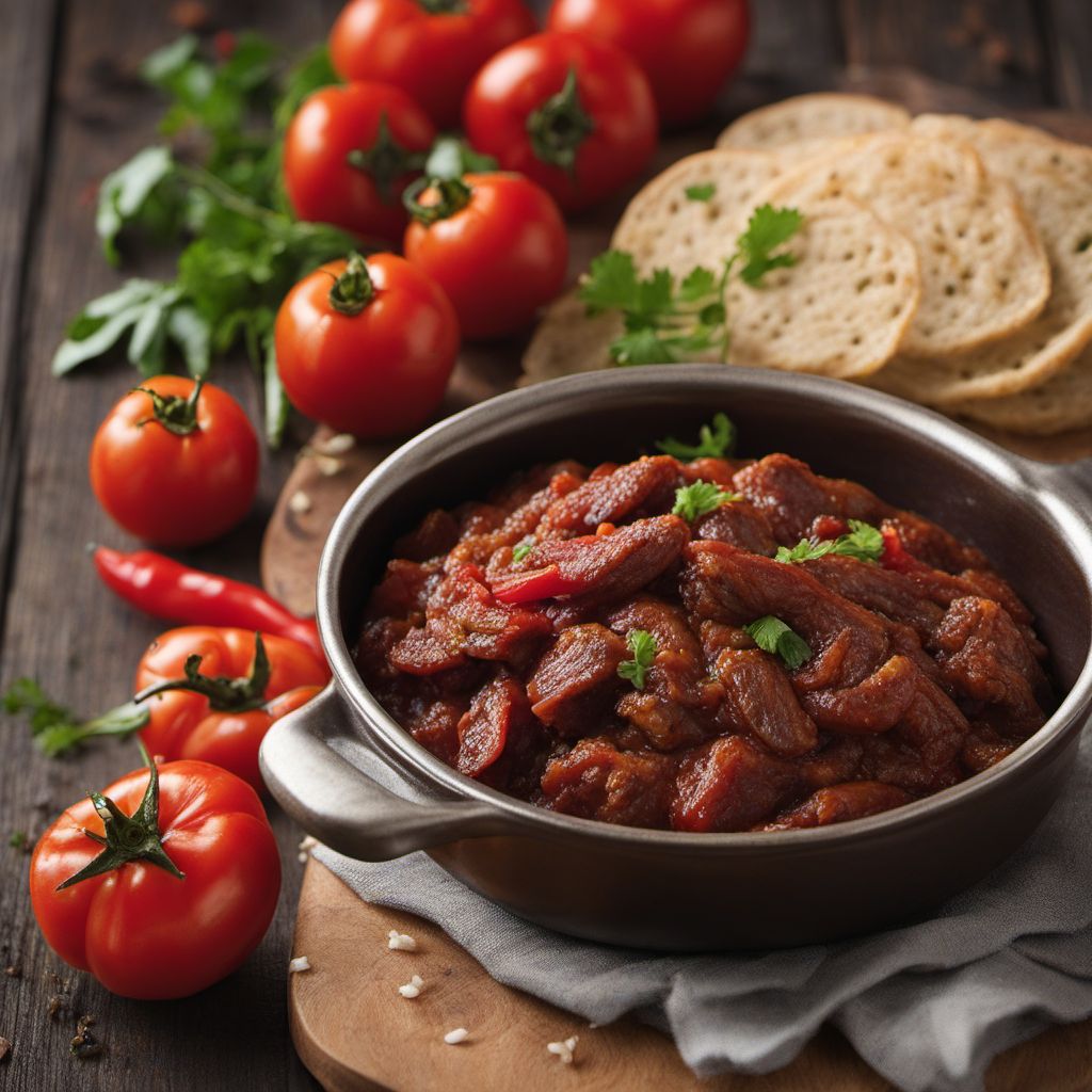 Homemade Boerewors with Spicy Tomato Chutney