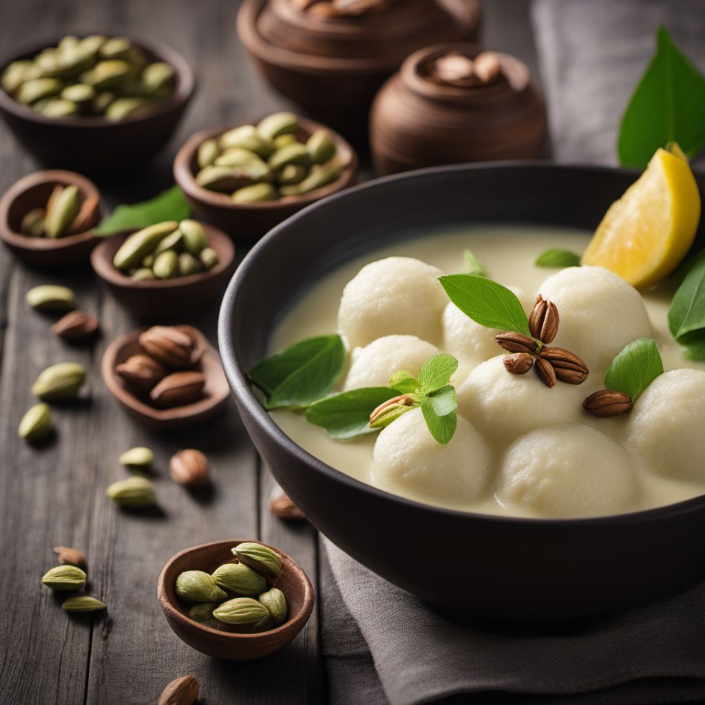 Homemade Cardamom Rasgulla