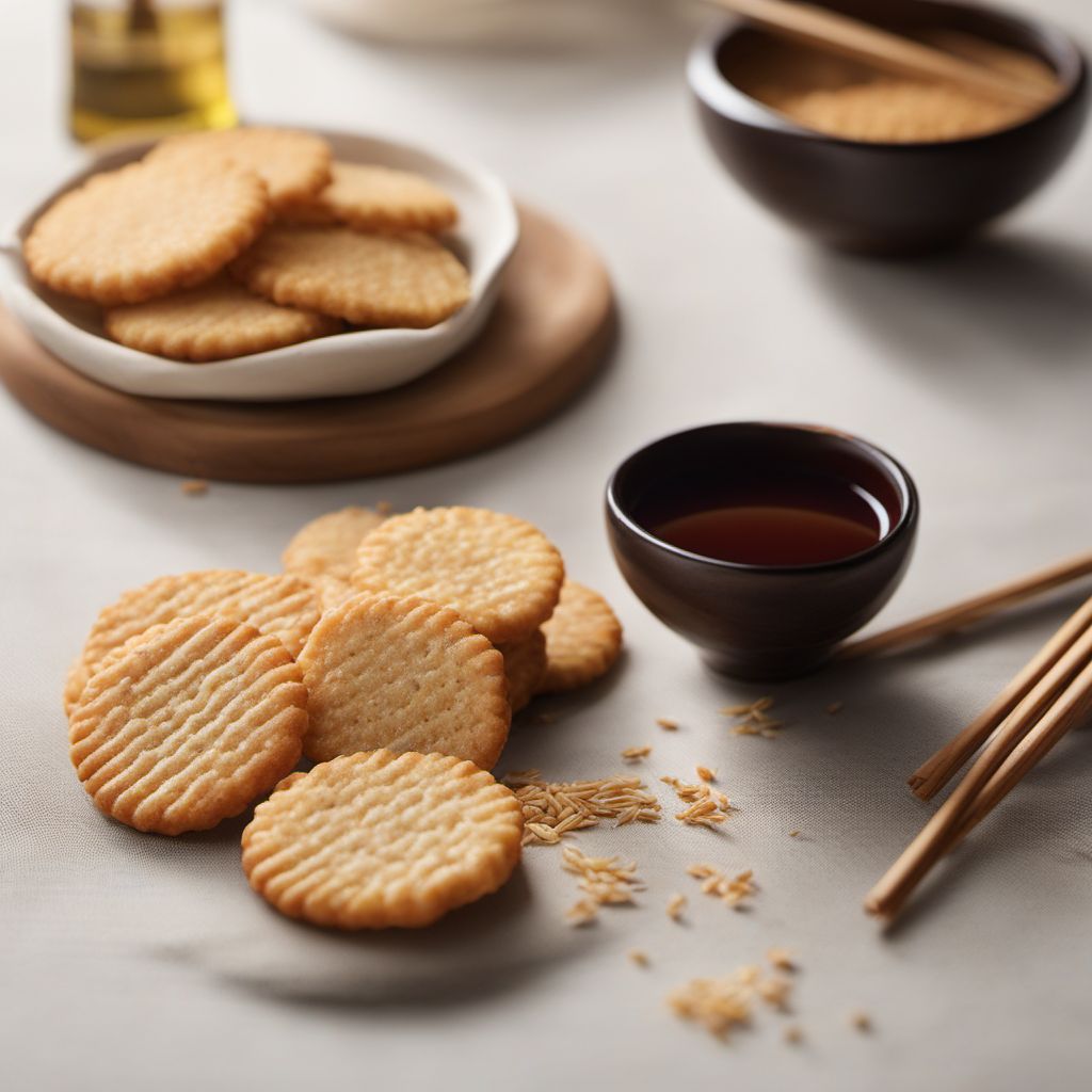 Homemade Crispy Rice Crackers