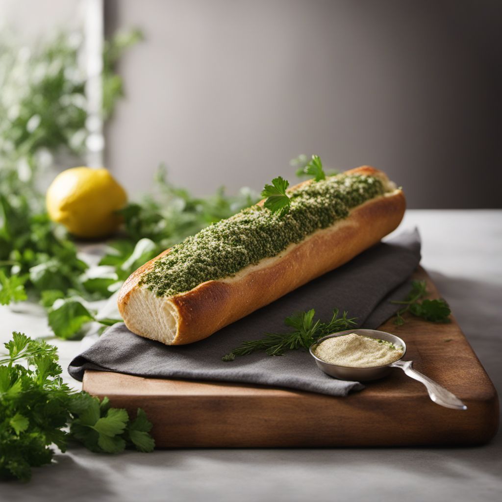 Homemade Garlic Herb Baguette