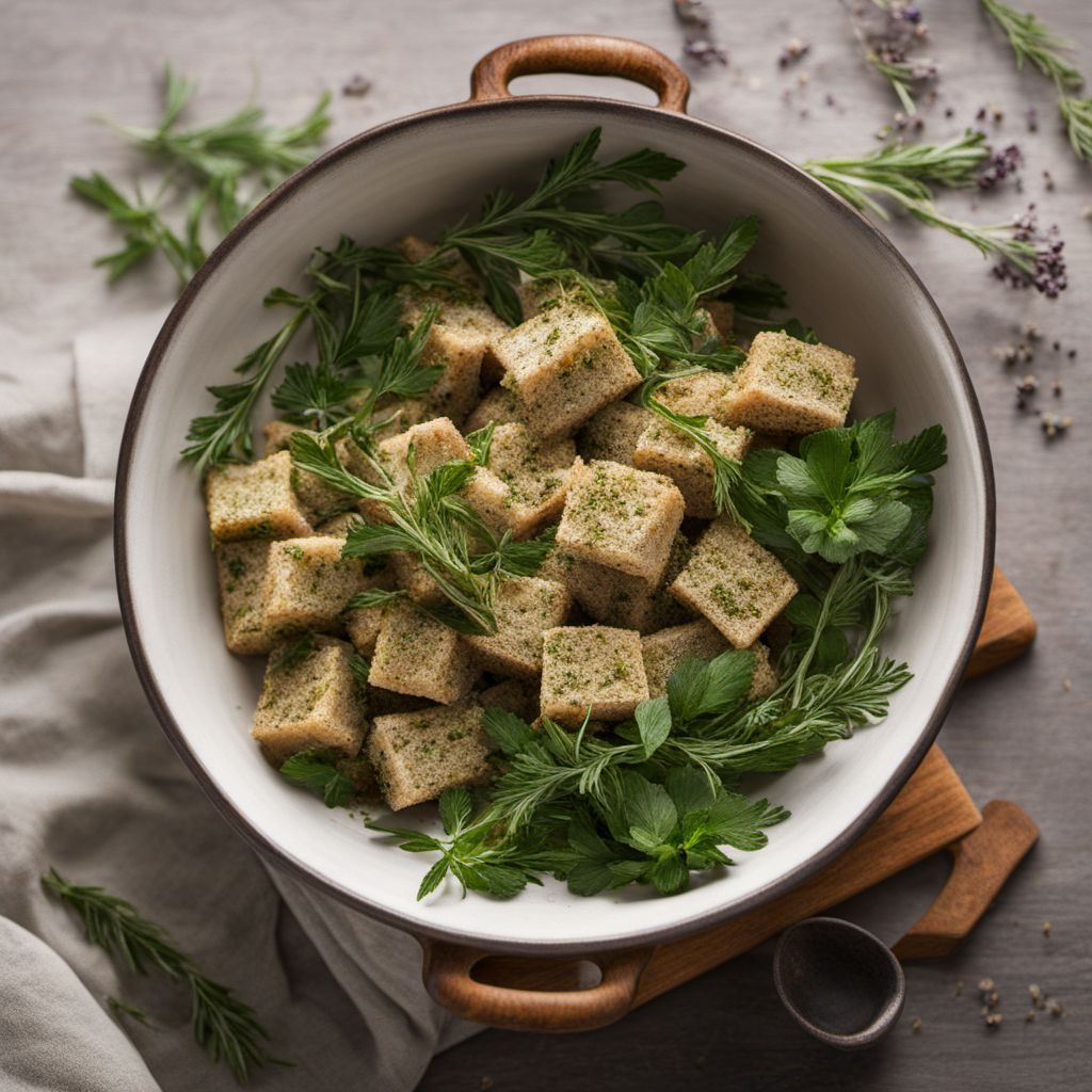 Homemade Garlic Herb Croutons