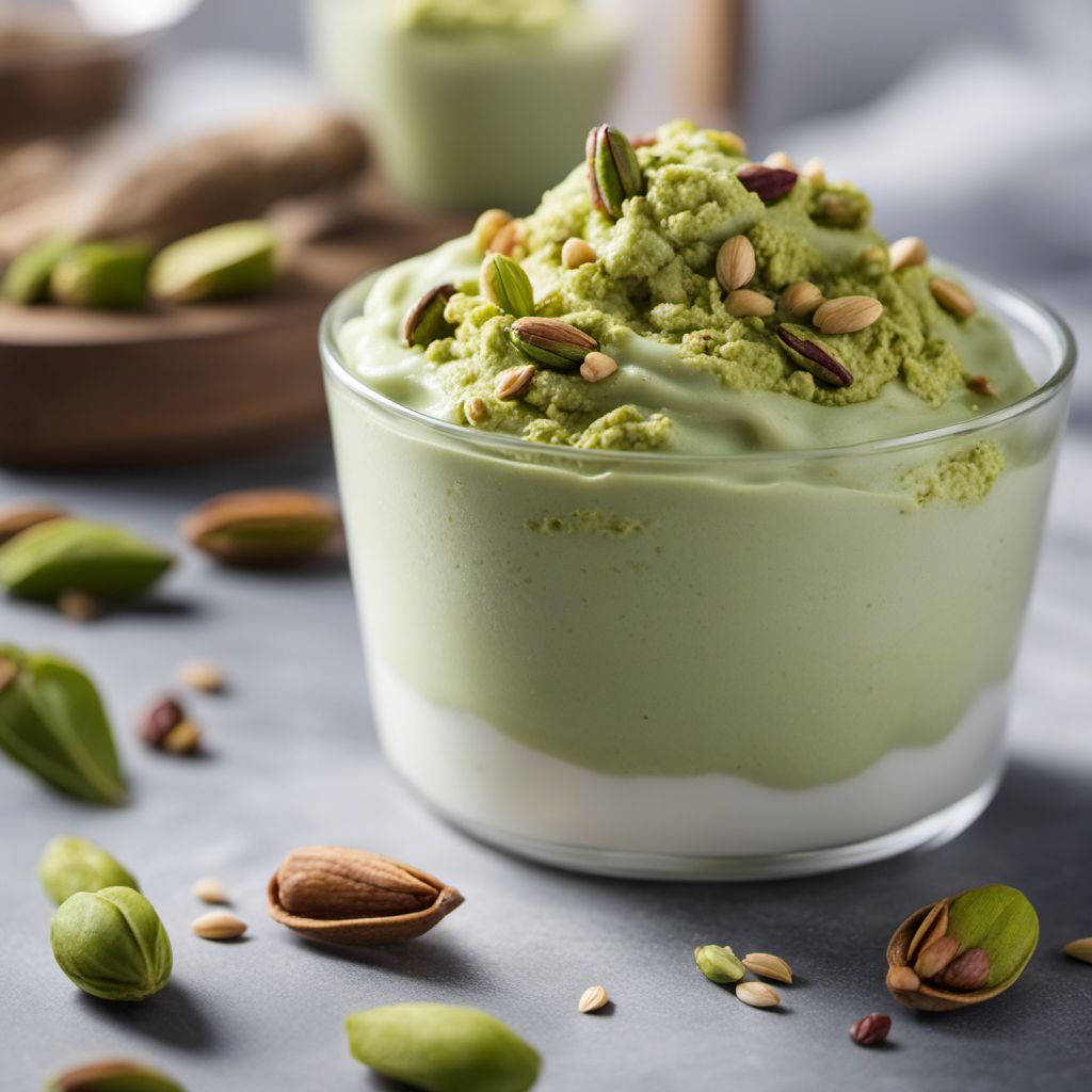 Homemade Pistachio Gelato