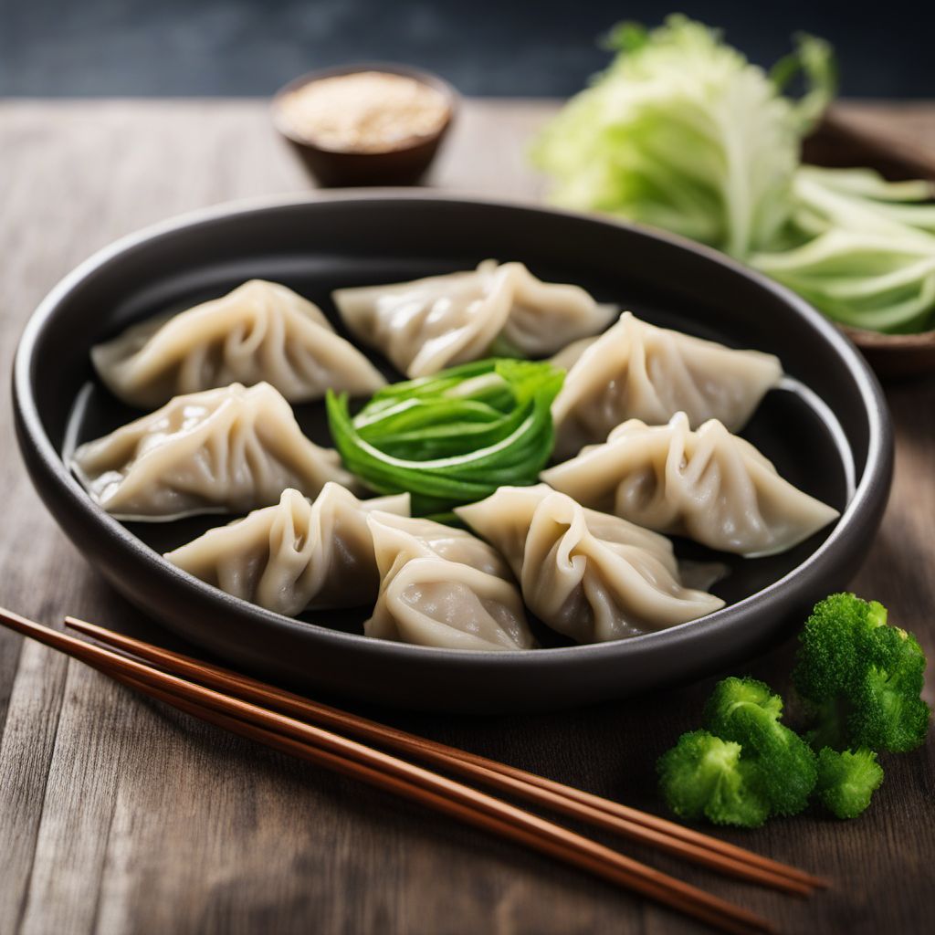 Homemade Pork and Cabbage Jiaozi