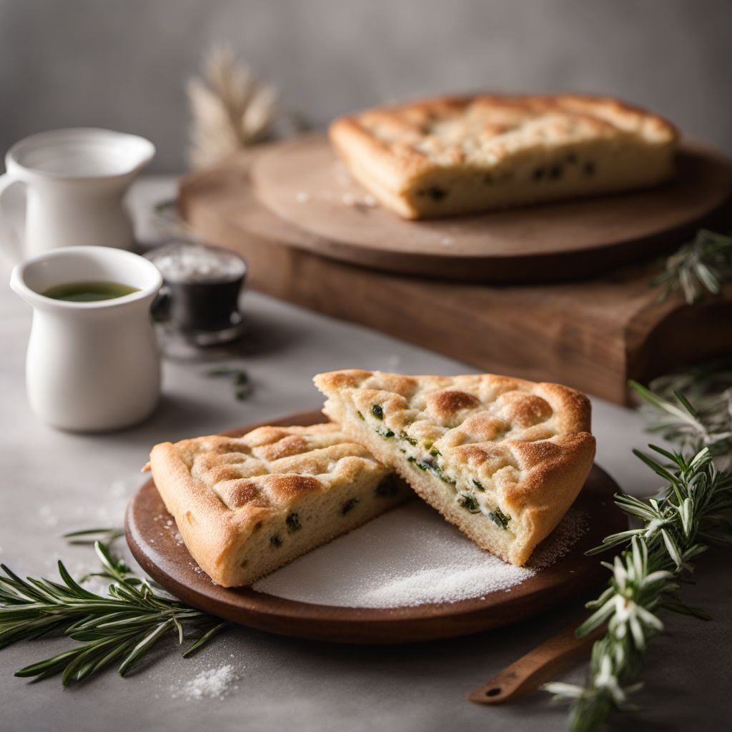 Homemade Rosemary and Sea Salt Schiacciata