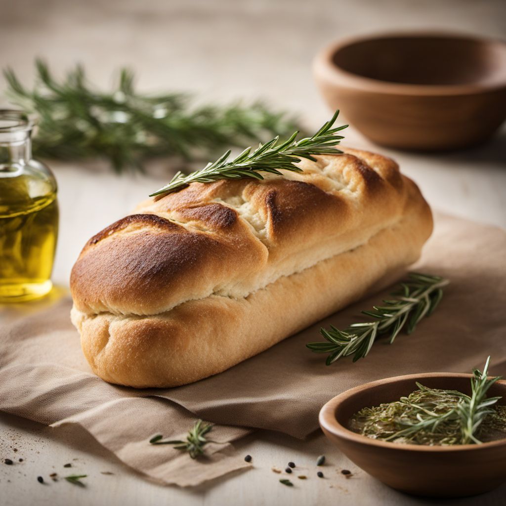 Homemade Rosemary Ciabatta Bread