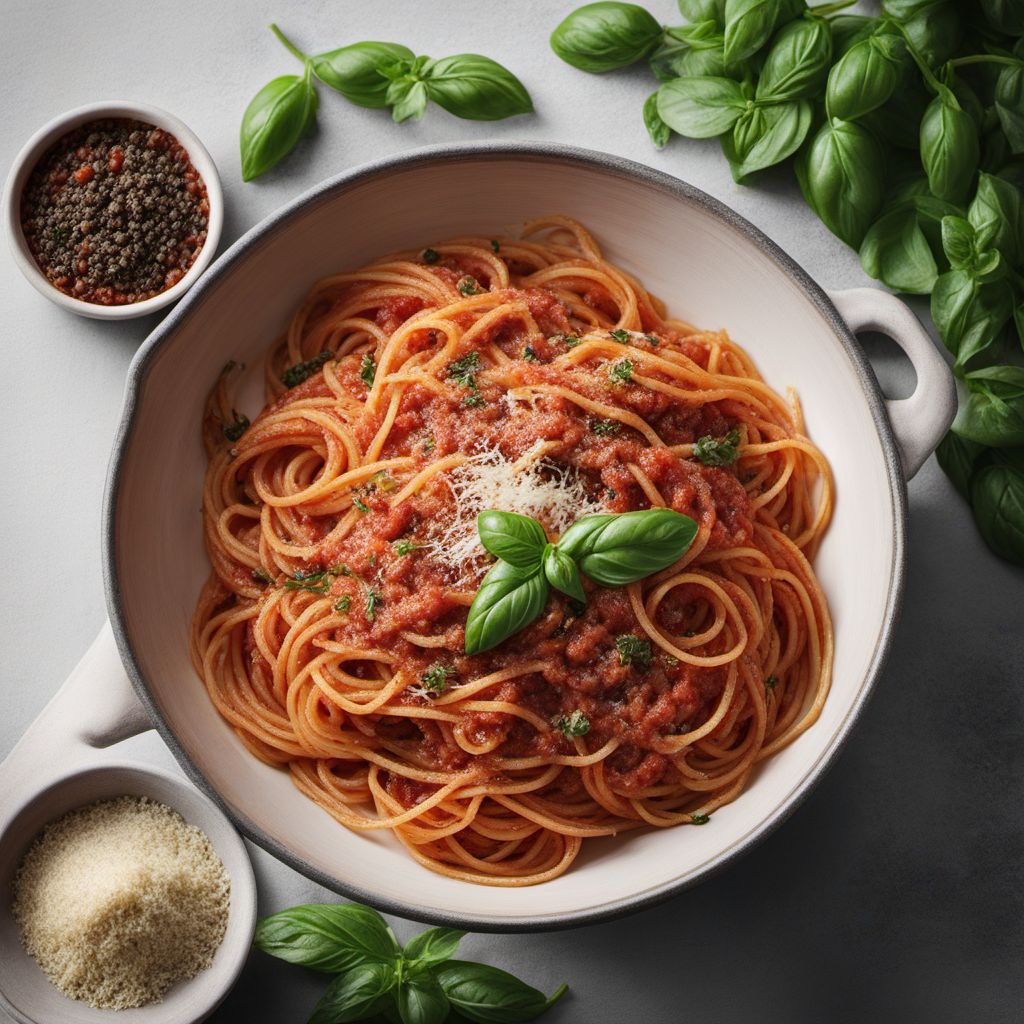 Homemade Spaghetti Sciuè Sciuè