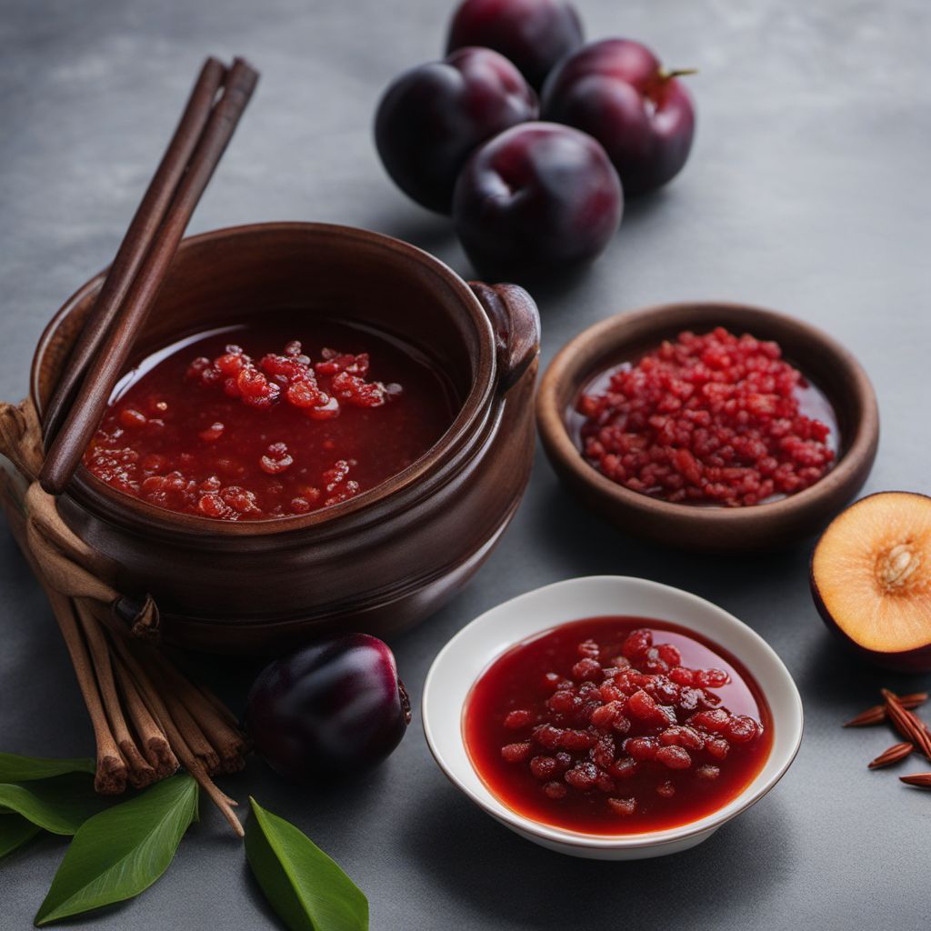 Homemade Tangy Plum Sauce