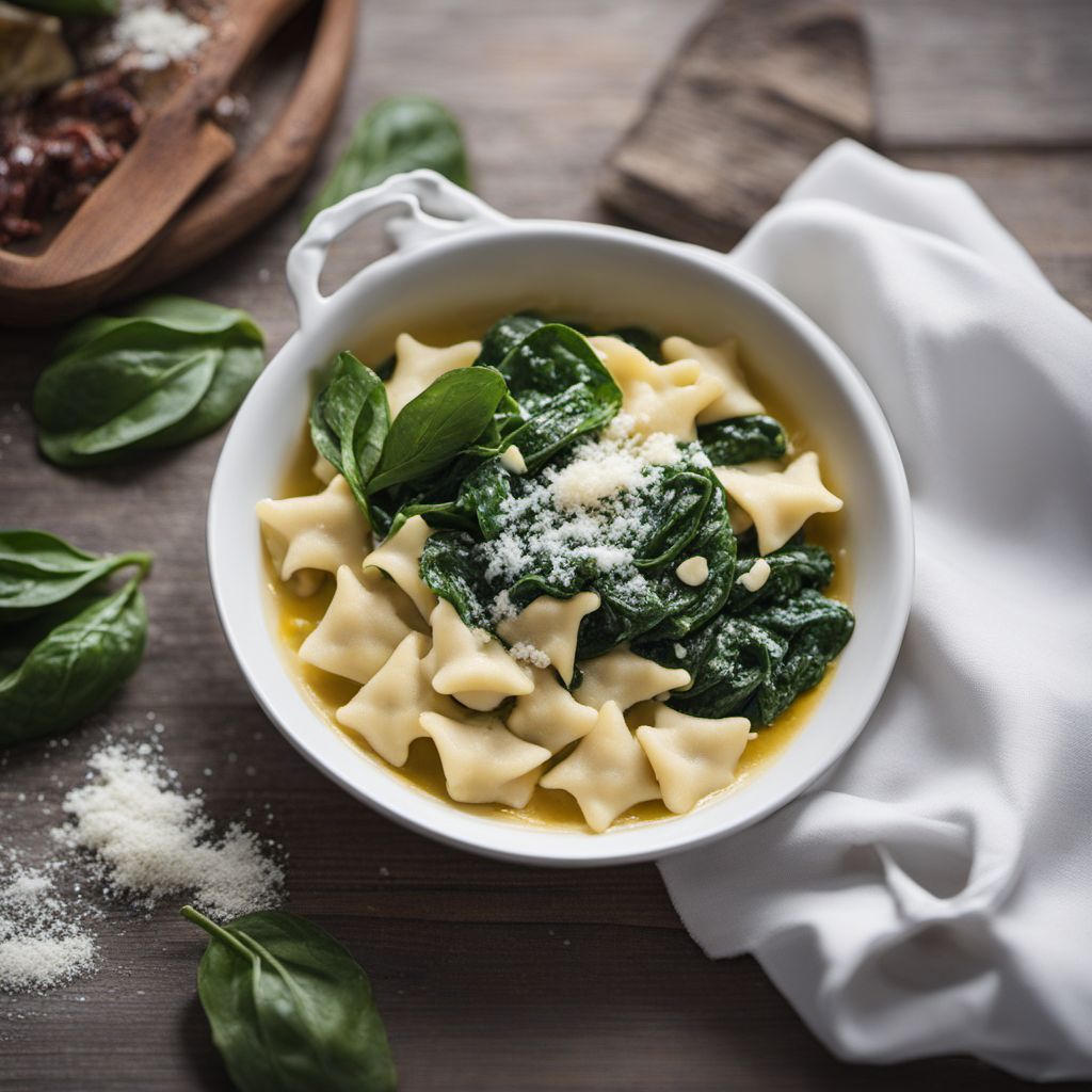 Homemade Tortelli alla Lastra