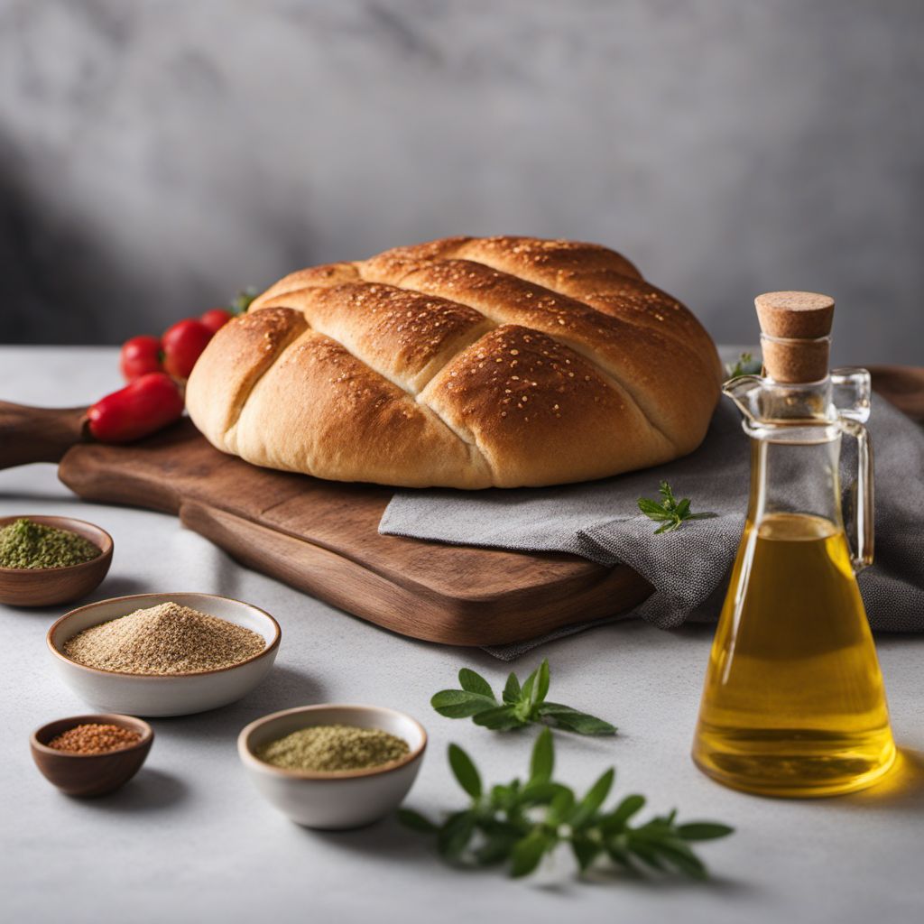 Homemade Turkish Somun Bread