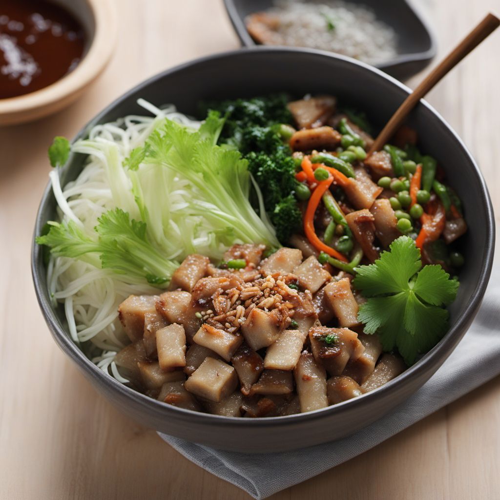 Homemade Vietnamese Rice Rolls with Savory Filling