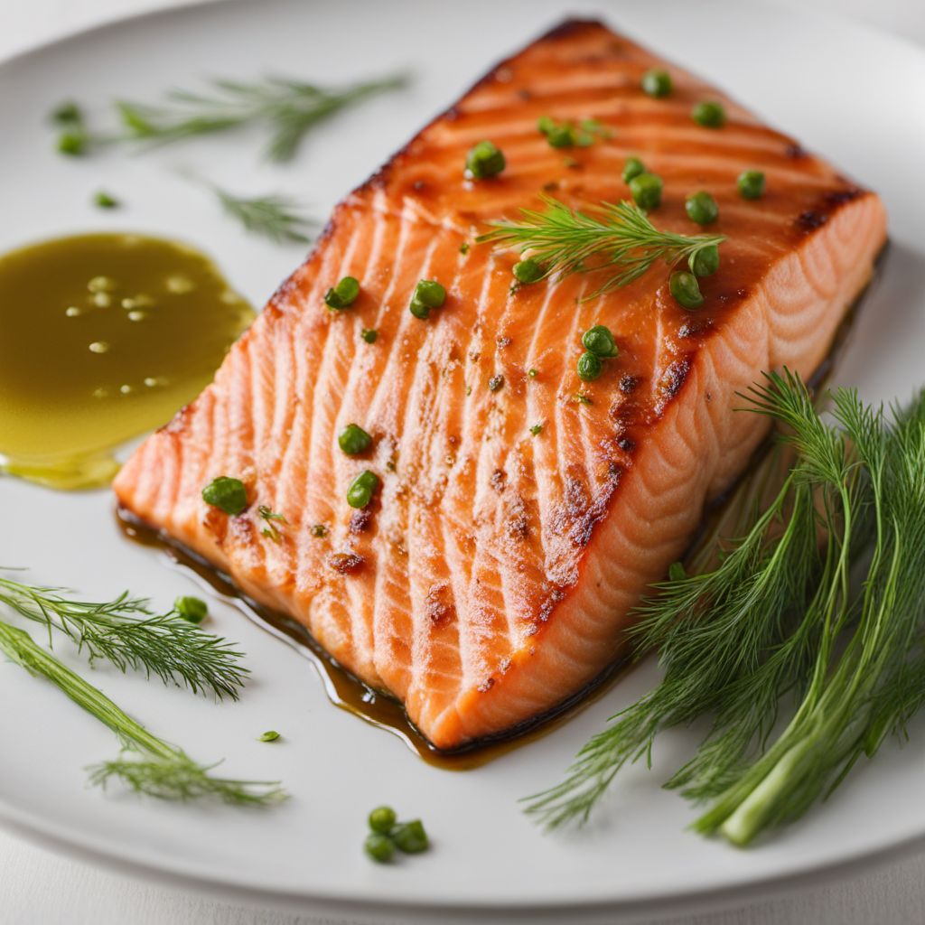 Honey Dill Glazed Salmon