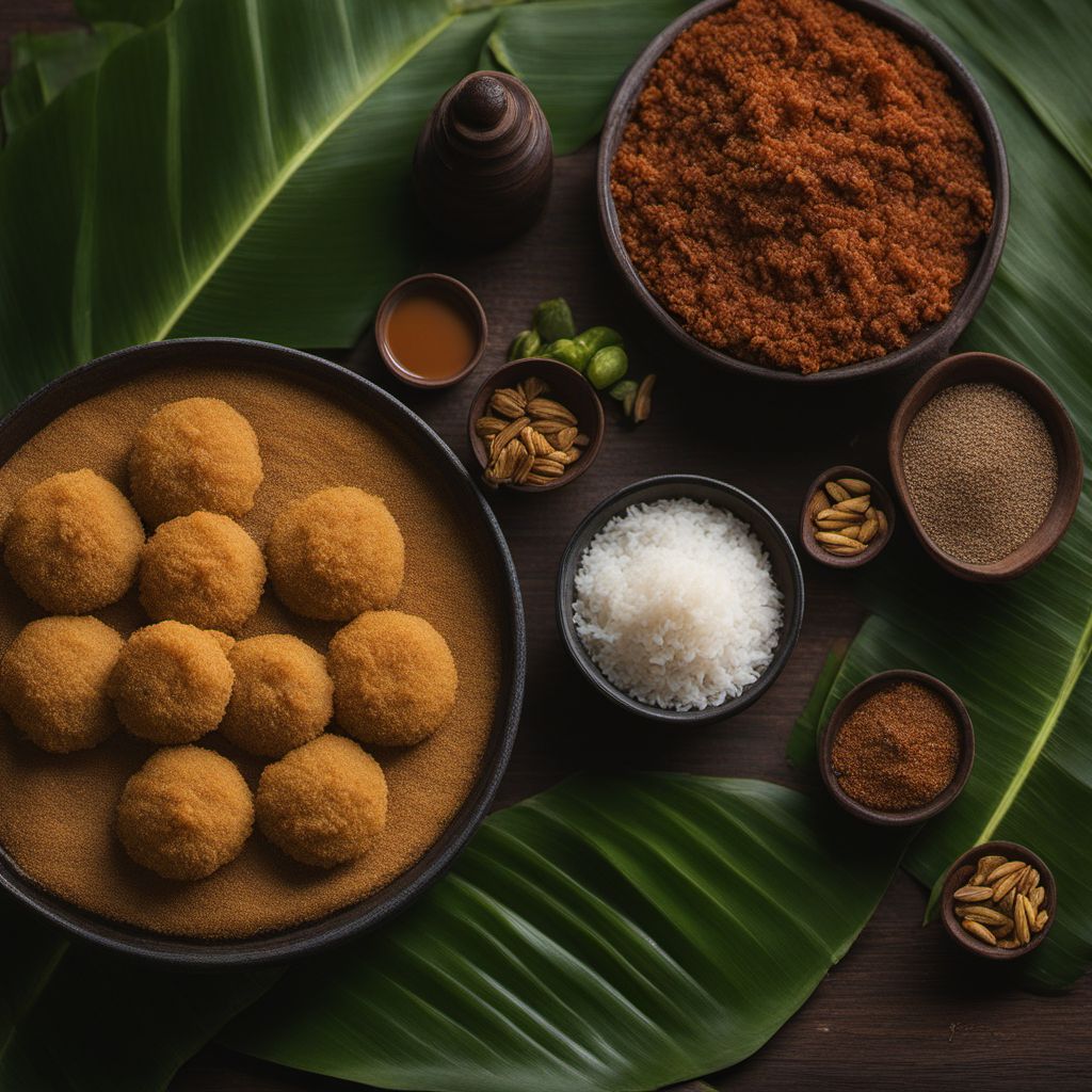 Htamanè - Burmese Sticky Rice Cake