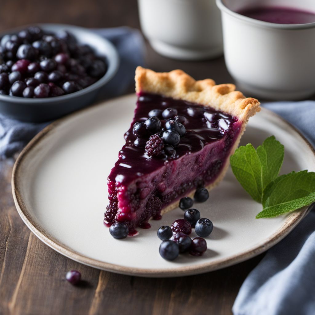 Huckleberry Bliss Pie