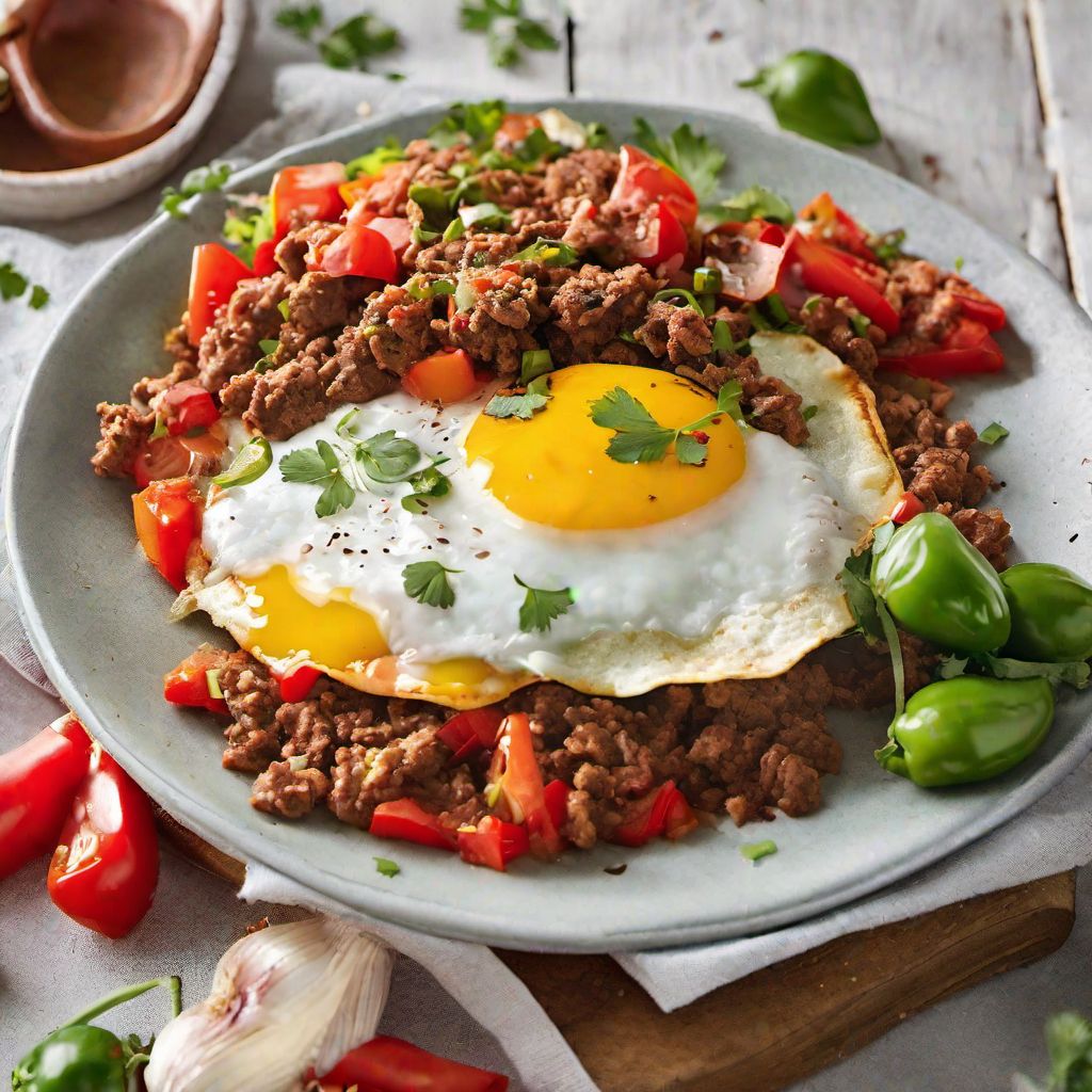 Huevos Rancheros Adapted to Spanish Cuisine