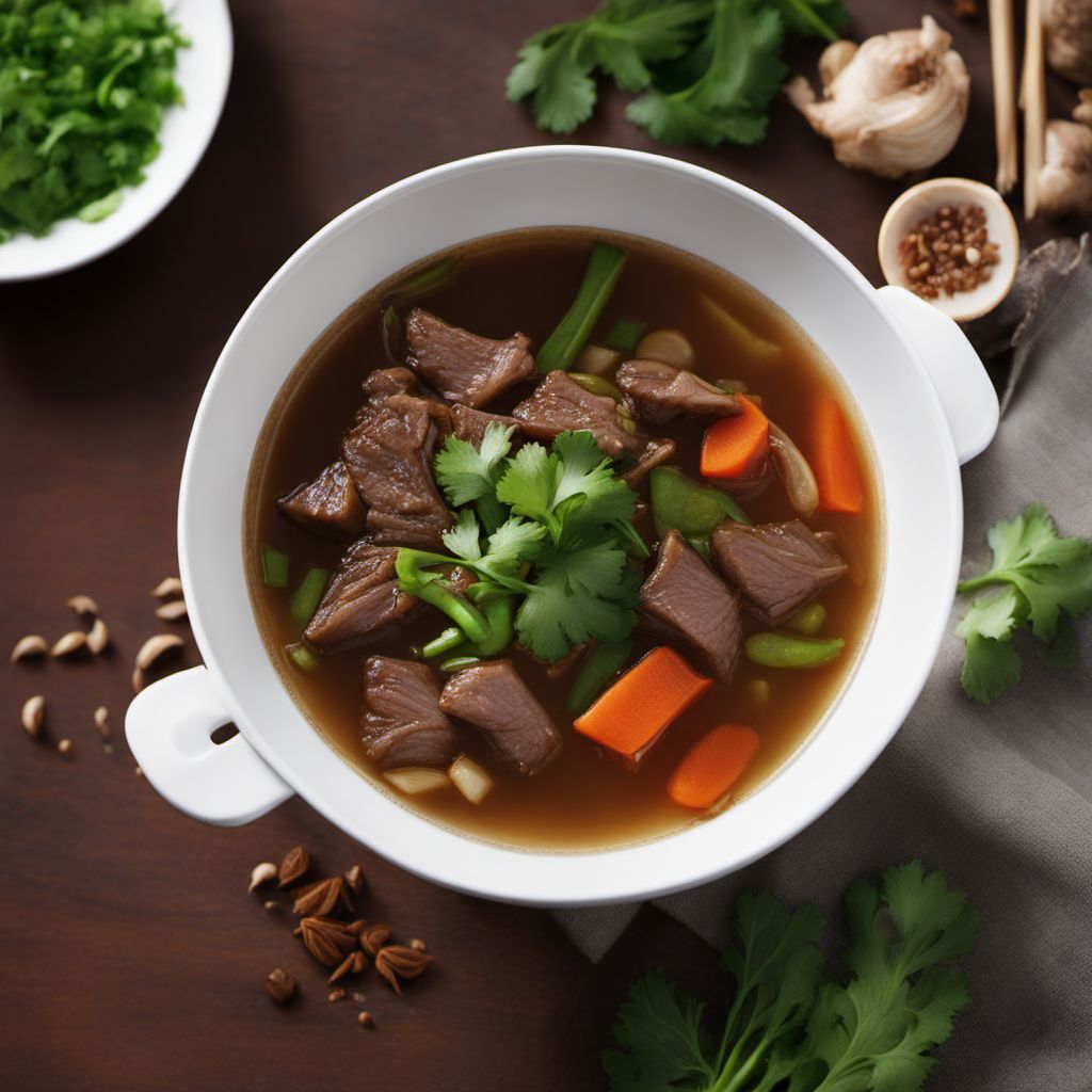 Hulatang - Chinese Beef and Vegetable Soup