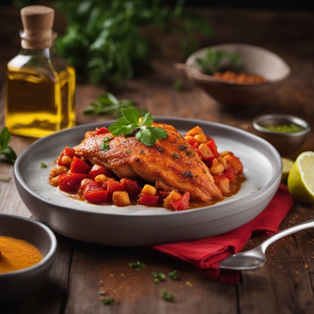 Hungarian Fainá with Paprika Chicken