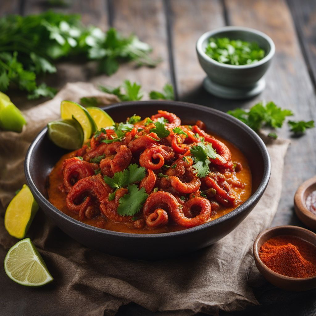 Hyderabadi Spicy Octopus Curry