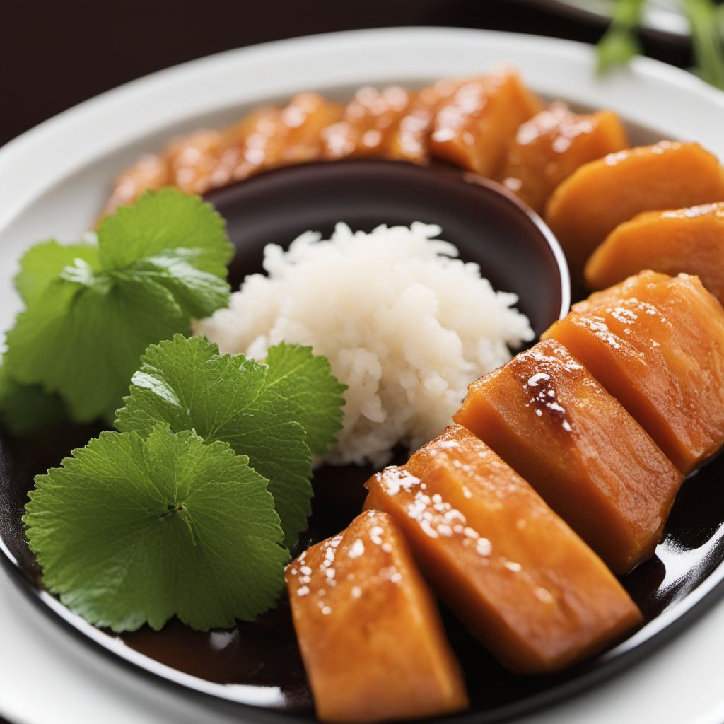 Ikinari Dango with Sweet Soy Glaze