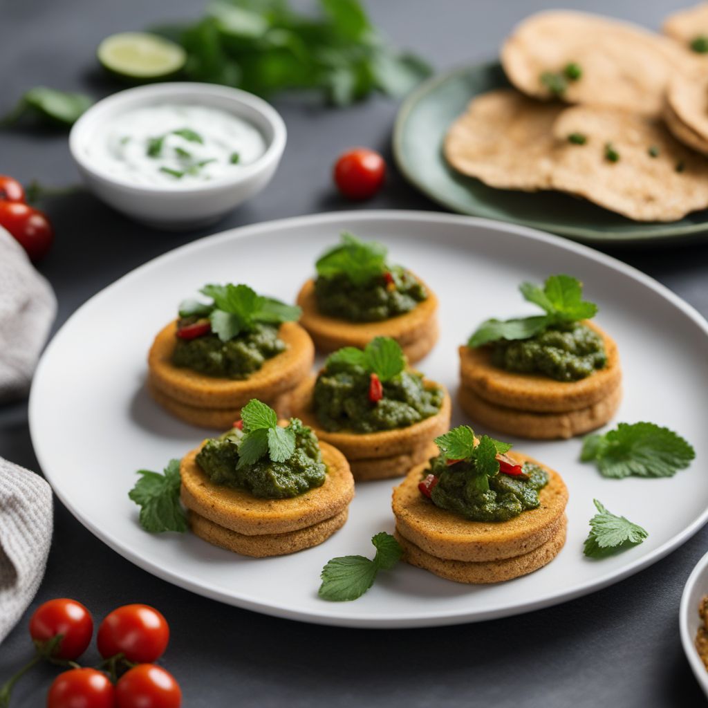 Indian Spiced Canapés