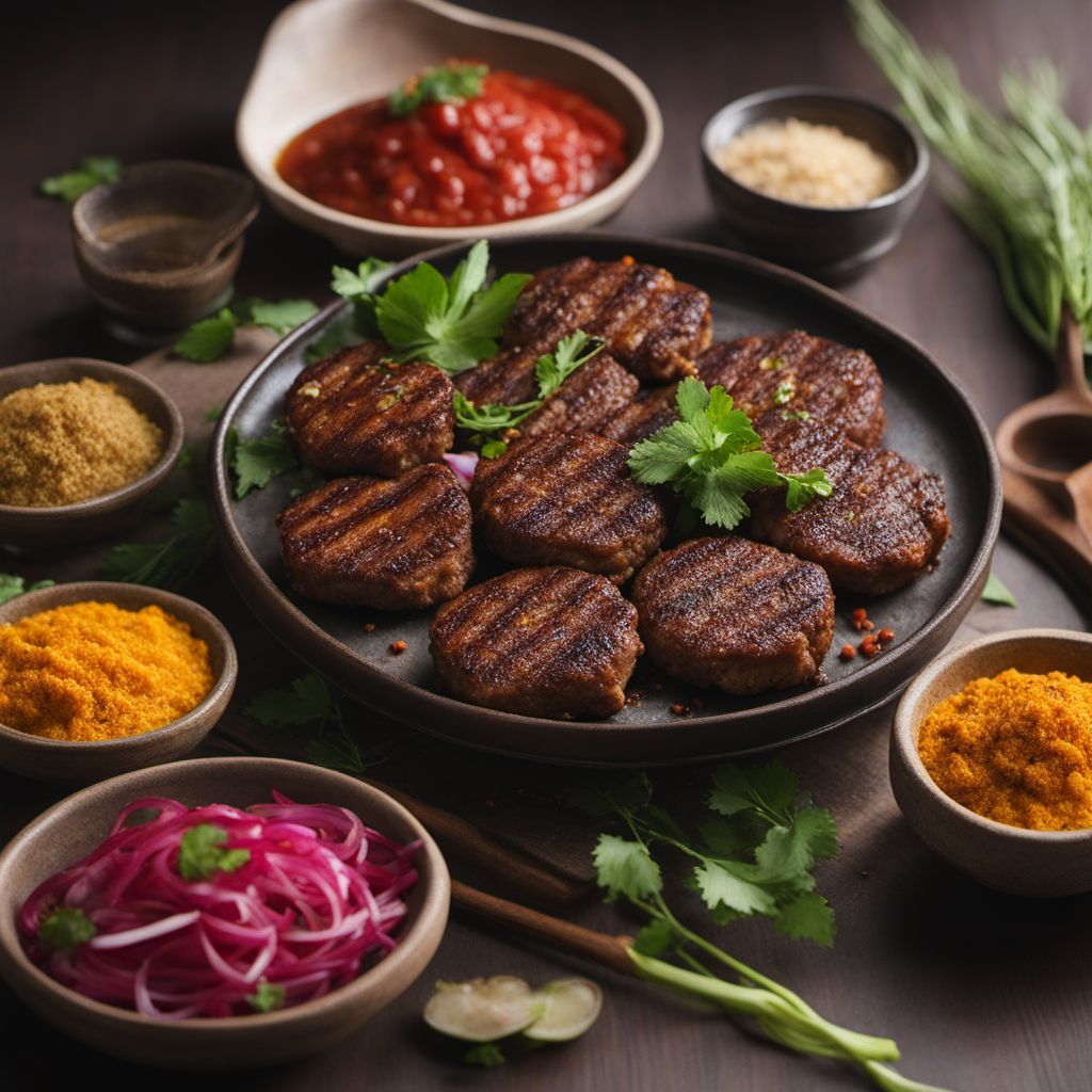 Indonesian Arab-style Grilled Beef Patties